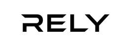 rely black logo